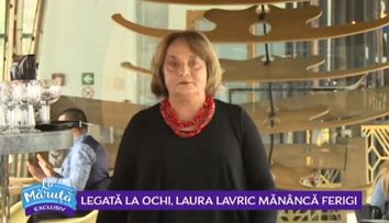VIDEO O nouă provocare culinară pentru Laura Lavric