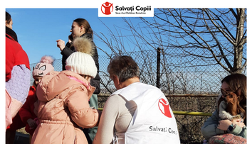 Salvați Copiii România acordă asistență pentru copiii și familiile lor care se refugiază din Ucraina în România