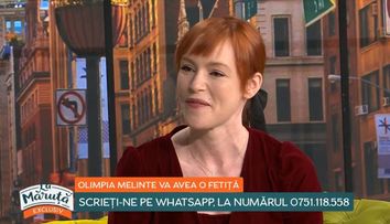 Olimpia Melinte, o mămică împlinită. Actrița, însărcinată în 18 săptămâni, a dezvăluit ce sex va avea bebelușul