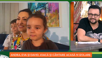 Surpriză în direct pentru Cătălin Măruță. Andra, David și Eva au intrat în direct. Ce i-au transmis