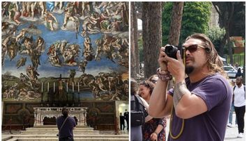 Jason Momoa, în mijlocul unui scandal în Italia. Ce a făcut în Capela Sixtină de i-a revoltat maxim pe italieni