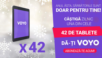 Concurs VOYO | Abonează-te acum și bucură-te de premii care-ți luminează Sărbătorile!