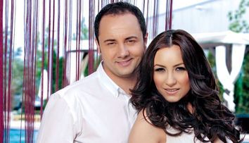 Andra si Catalin Maruta, doi parinti fericiti. David este cel mai infocat sustinator al lor. Imagini din culise