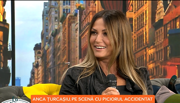 Anca Țurcașiu a cântat pe Litoral o lună întreagă, deși avea rotula luxată: 