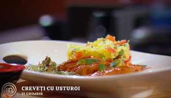 Masterchef 2024, 7 octombrie. Simona Preda - Creveți cu usturoi și ghimbir