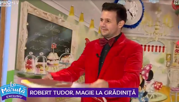 VIDEO Robert Tudor, numere senzaționale de magie