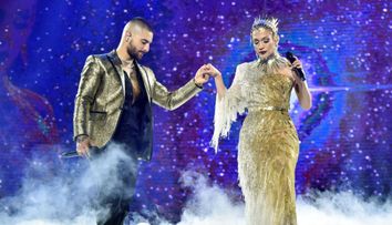 VIDEO Jennifer Lopez, apariție încântătoare la concertul lui Maluma de la New York