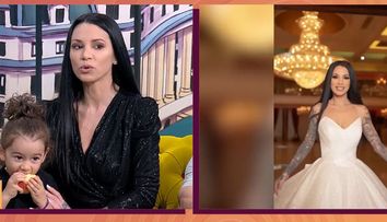 Roxana Vancea a purtat două rochii spectaculoase la nuntă: 