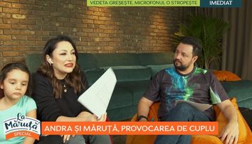 Andra și Cătălin Măruță au acceptat provocarea de cuplu. Cum s-au descurcat cei doi