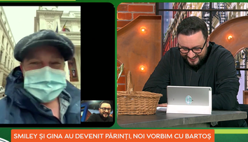 Smiley și Gina au devenit părinți, noi vorbim cu Bartoș. Ce a declarat actorul despre prietenul său