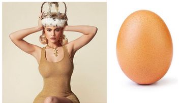 Reacția lui Kylie Jenner, după ce a fost învinsă de un ou pe Instagram