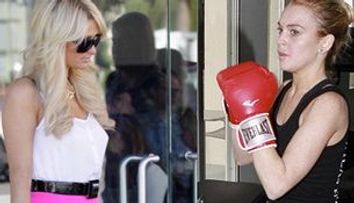 Paris Hilton si Lindsay Lohan se bat in ring?