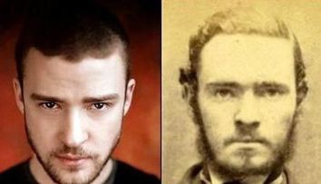 Vedetele si sosiile lor din urma cu cateva sute de ani. Imaginile care te fascineaza si te sperie in acelasi timp - GALERIE FOTO