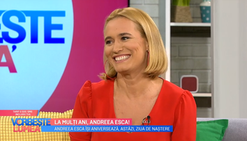 VIDEO Andreea Esca își aniversează astăzi ziua de naștere