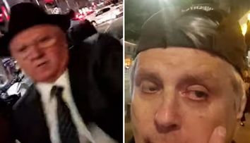 VIDEO | Dumitru Dragomir, scandal în stradă cu protestatarul Marian Ceaușescu: „Mi-a spart ochiul”