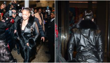 Rihanna, incident vestimentar la prezentarea de modă a lui A$AP Rocky! Cum au surprins-o paparazzii când s-a întors cu spatele