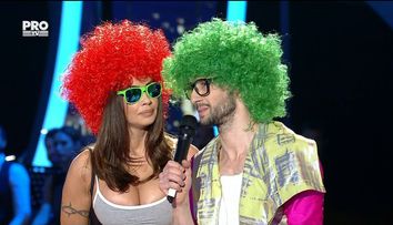 Oana Zavoranu si Daniel Dobre, deghizati pe scena Uite cine danseaza!