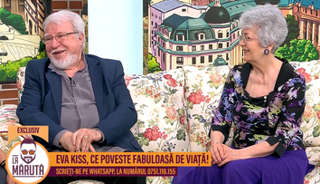 Vedeta anilor '80, Eva Kiss, alături de soțul ei,  Radu Constantin, La Măruță, direct din Danemarca: 