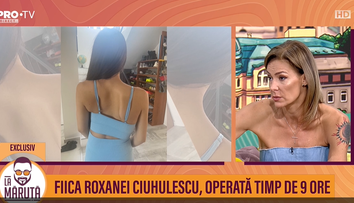 Roxana Ciuhulescu, noi detalii despre starea de sănătate a fiicei sale! Tânăra a fost operată de scolioză 9 ore