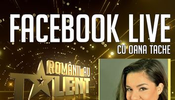 Oana Tache este digital host in marile gale live Romanii au talent!