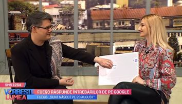 Fuego răspunde întrebărilor de pe Google. Ce curiozități au avut internauții