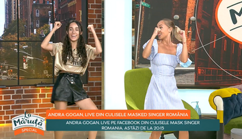 Andra Gogan, live din culisele Masked Singer România. Ce surprize pregătește telespectatorilor