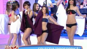 Surprize pentru Rica Raducanu de ziua lui: fete infasurate in prosoape VIDEO