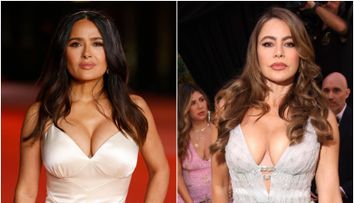 Și Salma Hayek ar fi invidioasă pe decolteul ei! Sofia Vergara, irezistibilă la un eveniment monden