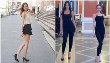 Irina Columbeanu pășește pe urmele mamei sale. Tânăra de 18 ani defilează la Festivalului Internațional de Modă de la Cluj-Napoca