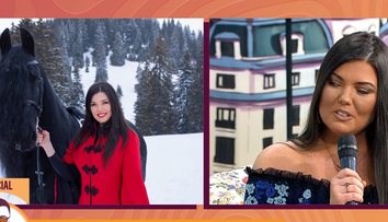 Paula Seling a venit La Măruță cu fiica ei, Elena! Fetița are 11 ani și se transformă într-o adolescentă foarte frumoasă
