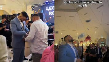 A plouat cu bani la botezul lui Miray! Culiță Sterp a apărut cu un sac de bani la petrecere și a dat dedicații fără număr. Suma pe care i-a dat-o lui Leo de la Roșiori: „Avalanșă de euro...”