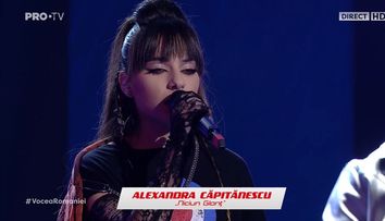 Vocea României, 1 Decembrie 2023 – Primul LIVE:   Alexandra Căpitănescu a încheiat show-ul cu un moment puternic: ”Este ceva magic cu tine”