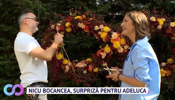 Unul dintre cei mai buni floriști din Europa, surpriză de ziua Adelei Popescu