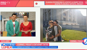 Cornel Păsat a devenit tată