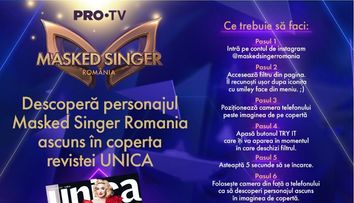 PRO TV și Unica vă prezintă prima copertă cu elemente grafice în realitate augmentată din România