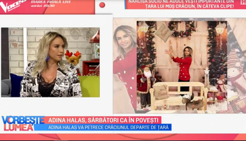 VIDEO Adina Halas, sărbători ca în povești