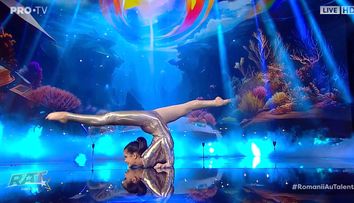 Marea finală Românii au talent, 23 mai 2025. Damaris Lupu a demonstrat că pasiunea este mai presus de orice! Tânăra de 14 ani, moment fermecător de contorsionism