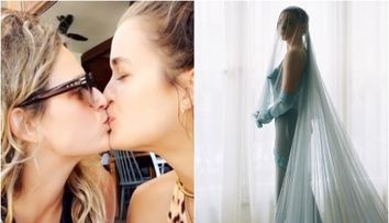 Celebra actriță s-a căsătorit cu o fată. Se iubește cu ea din 2018, iar acum a făcut marele pas. Imagini de la nuntă