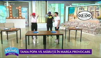 VIDEO Tania Popa vs. Măruță în marea provocare