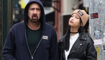 Nicolas Cage cu noua iubită la plimbare. Are 25 de ani, dar arată ca o copilă