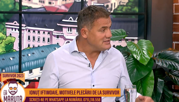 Ionuț Iftimoaie, motivele plecării de la Survivor
