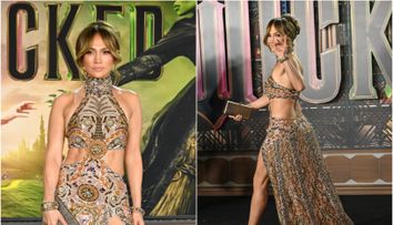 Trup de zeiță la 55 de ani! Jennifer Lopez și-a etalat abdomenul sculptat și picioarele tonifiate într-o rochie incendiară
