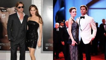 Rafinament, stil, eleganta! Cele mai HOT aparitii Angelina Jolie - Brad Pitt  pe covorul rosu! GALERIE FOTO!