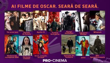 Pleiadă de filme de Oscar, în luna martie, la PRO CINEMA! De neratat: ”Inglourious Bastards”, ”Whiplash”, ”Poor Thing” și ”1917”
