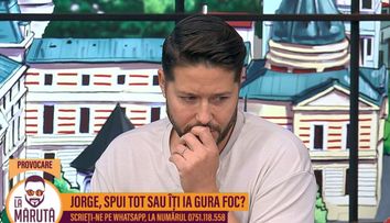 Jorge, din nou la rubrica sosurilor picante a lui Măruță! Despre ce mari artiști a spus că nu au voce, deși sunt pe scenă