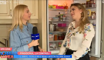 VIDEO Frigiderul, la control alături de Lavinia Goste