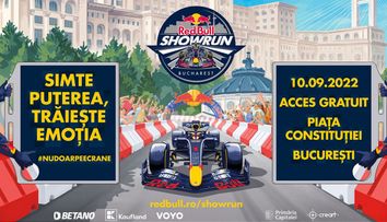 Red Bull Racing încinge atmosfera în București pe 10 septembrie. Intrarea la eveniment este liberă