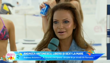 Andreea Antonescu s-a intors din America si e mai in forma ca niciodata. Uite cat de bine arata acum vedeta si cat de simpatica e fetita ei, Sienna