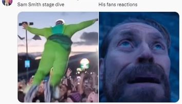 ”Sam Smith a sărit de pe scenă și nimeni nu l-a prins”. Video-ul amuzant cu care artistul a devenit viral