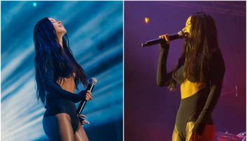 Inna, costum super îndrăzneț în fața fanilor din Polonia. Artista, într-un body minuscul și decupat, care i-a pus silueta în valoare